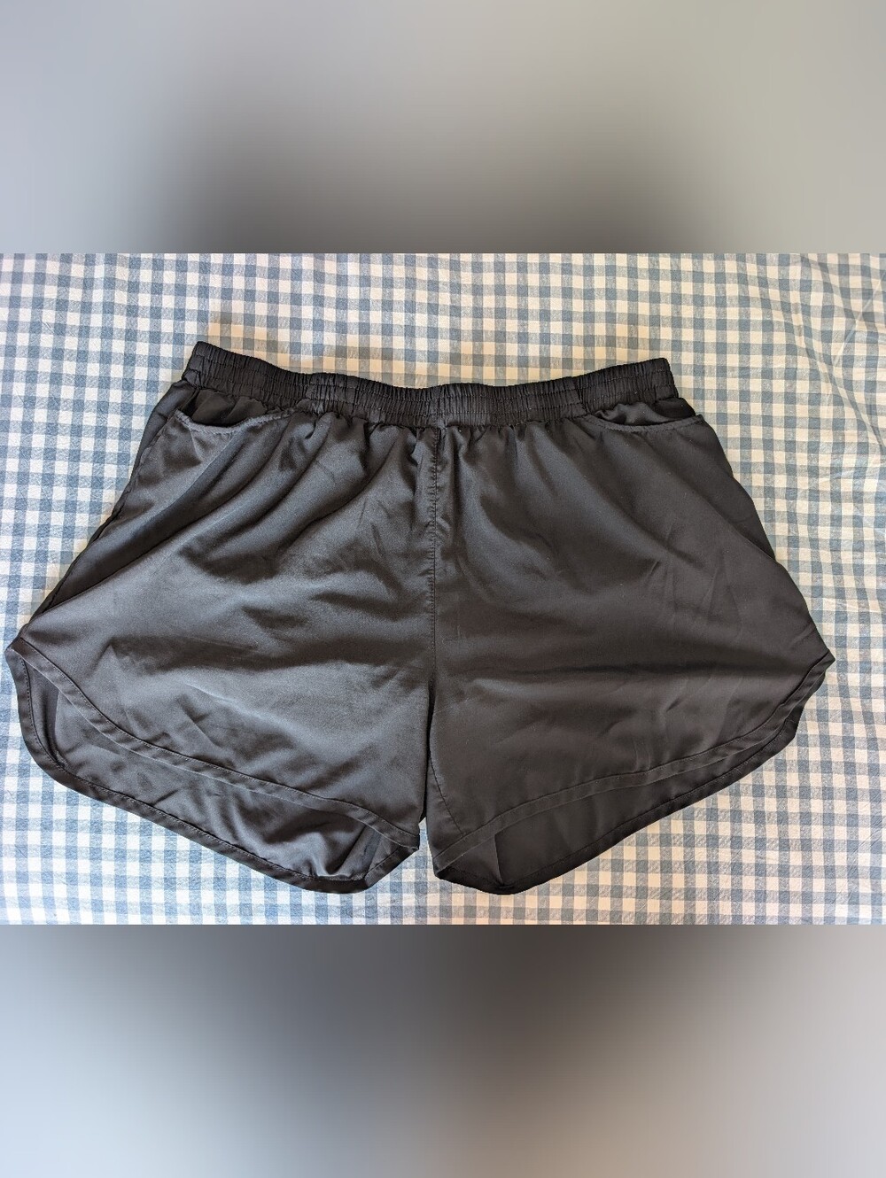 2/25$ 💓 Women's Black Athletic Running Shorts with Elastic Waist